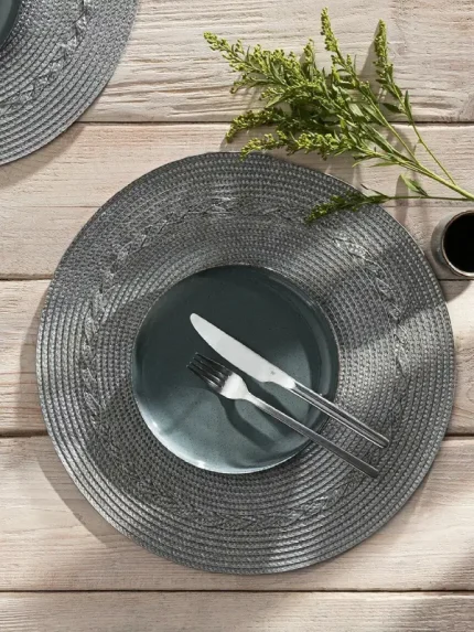 Gofis Home Σουπλά Στρογγυλό Δ38 Silver