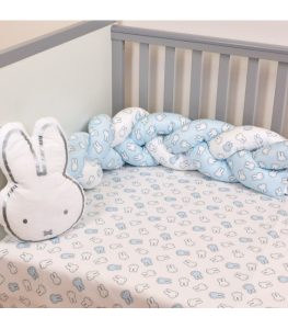 Διακοσμητικό Μαξιλάρι με Κέντημα Miffy des.55 White Grey