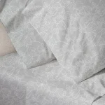 Παπλωματοθήκη Menta Εμπριμέ 020 Grey Μονή - Υπέρδιπλη