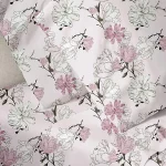 Παπλωματοθήκη Menta Εμπριμέ 070 Pink