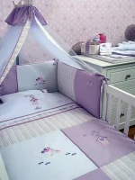 Σετ Προίκας Μωρού Lilac Dream Birds - Baby Oliver