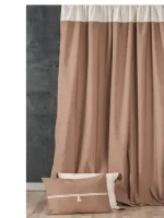 Κουρτίνα Ραμμένη με Τρέσα 145χ270 1 Φύλλο Omega Home