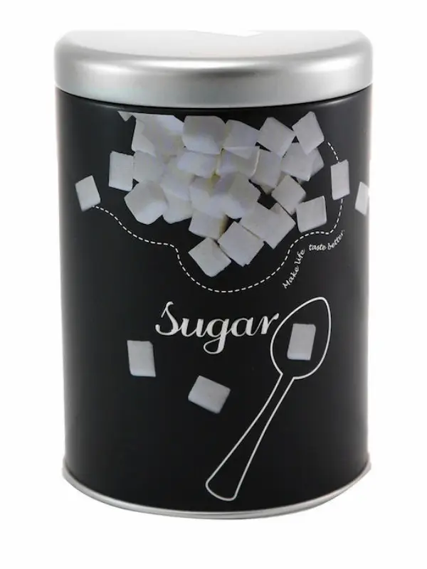 kouti-sugar-metaliko-me-kapaki-mauro-xrwma Κουτί Sugar Μεταλλικό με Καπάκι Μαύρο Χρώμα