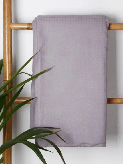 Κουβέρτα πικέ cotton Dark Grey Μονή (165×265)