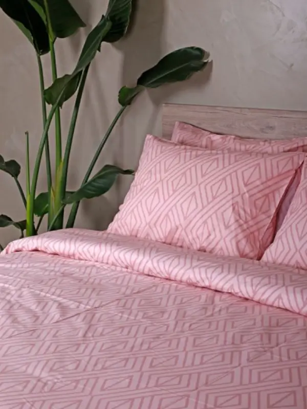 Cotton Feelings 2042 Pink 50x70 Μαξιλαροθήκες Cotton Feelings 2042 Pink 50x70