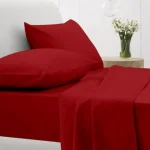 Κατωσέντονο Μονό με Λάστιχο Cotton Feelings 113 Red