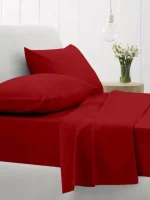 Κατωσέντονο Μονό με Λάστιχο Cotton Feelings 113 Red