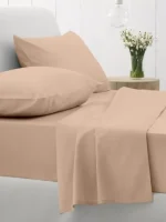Κατωσέντονο Μονό με Λάστιχο Cotton Feelings 110 Beige