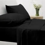 Κατωσέντονο Cotton Feelings με λάστιχο 111 Black Ημίδιπλο