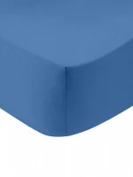 Κατωσέντονο Cotton Feelings με λάστιχο 104 Blue Μονό