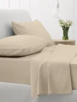 Κατωσέντονο Ημίδιπλο με Λάστιχο Cotton Feelings 109 Sand
