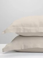 Μαξιλαροθήκες Oxford Satin Beige