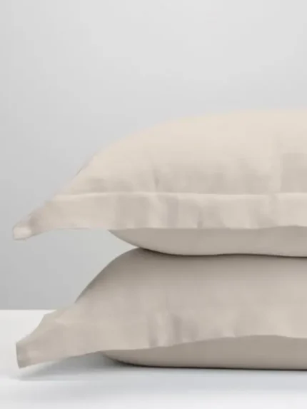 Μαξιλαροθήκες Oxford Satin Beige