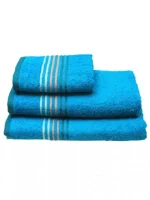 Πετσέτα πενιέ Stripes Turquoise