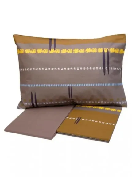 Σετ Σεντόνια Cotton Feelings εμπριμέ 2021 Brown