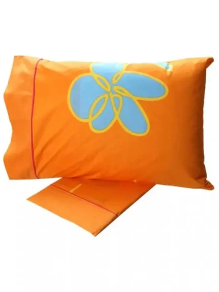 Σετ Σεντόνια Cotton Feelings εμπριμέ Orange