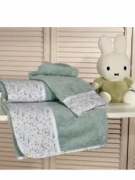Oliver Baby σετ πετσέτες μέντα 2 τεμ σχέδιο 403-1